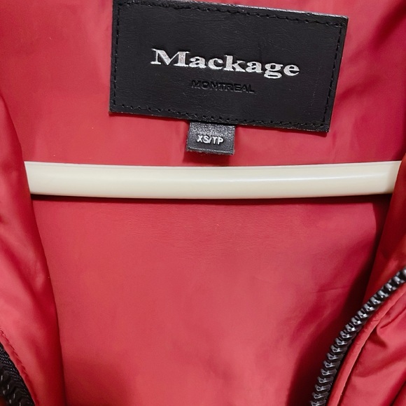 MACKAGE ADALI down coat with natural fur Signature Mackage Collar - Picture 2 of 5